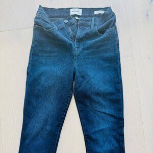 Le High Skinny Frame - SUPER STRETCH DENIM | HIGH RISE SKINNY | ANKLE LENGTH